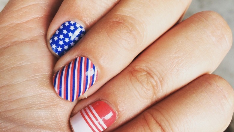 Freehand Nail art Design