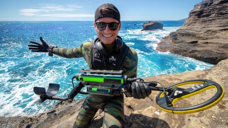 Scuba Diving One of Hawaii's most dangerous cliff side for sunken treasure
